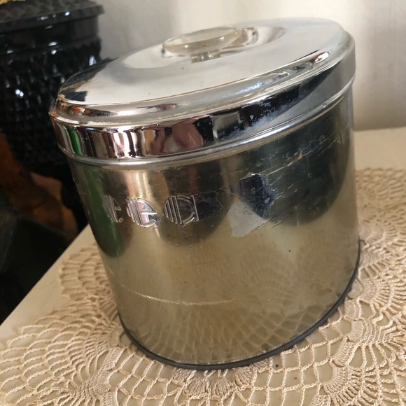 Vintage Metal Tea Canister